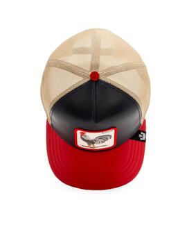 Gorra Goorin Bros Shleather Cock Marino/Rojo/Beige