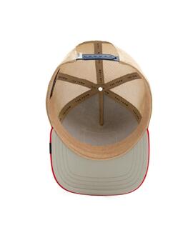 Gorra Goorin Bros Shleather Cock Marino/Rojo/Beige