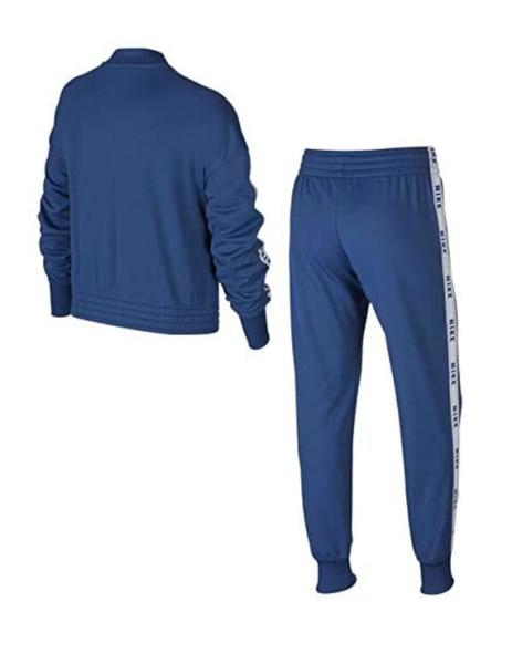 efecto farmacéutico Interesante Chandal Nike NSW TRK Suit Tricot Niño Azul