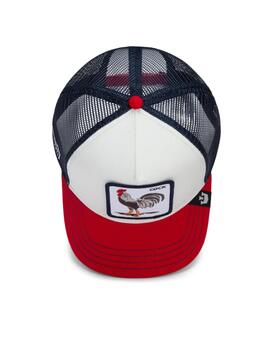 Gorra Goorin Bros Team Rooster Blanco/Azul