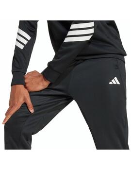 Pantalón Adidas J SPR Negro/Blanco