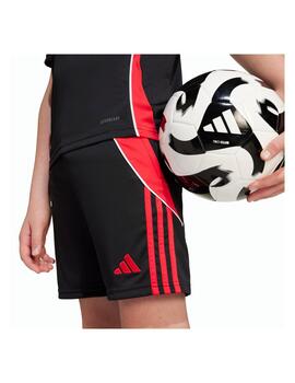 Camiseta Adidas J Tiro 24 Negro/Rojo