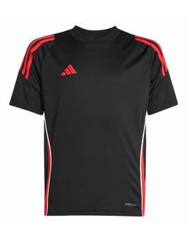 Camiseta Adidas J Tiro 24 Negro/Rojo