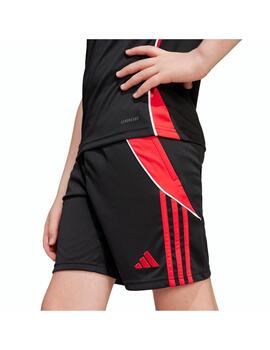 Short Adidas J Tiro 24 Negro/Rojo