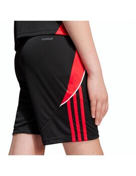 Short Adidas J Tiro 24 Negro/Rojo