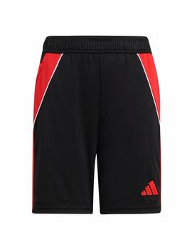 Short Adidas J Tiro 24 Negro/Rojo