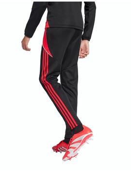 Pantalón Adidas J Tiro 24 Negro/Rojo