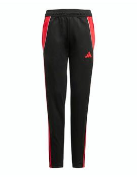 Pantalón Adidas J Tiro 24 Negro/Rojo