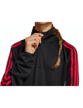 Sudadera Adidas J Tiro 24 HZ Negro/Rojo