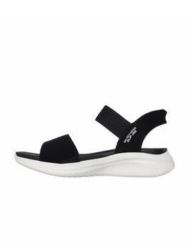 Sandalia Skechers W Ultra Flex 3.0 Slip-ins BLK