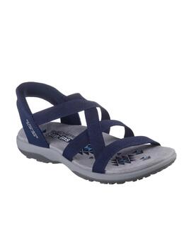 Sandalia Skechers W Reggae Slim Slip-ins NVY