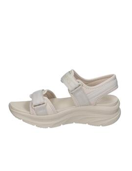 Sandalia Skechers W D´Lux Walker Adored Days NAT