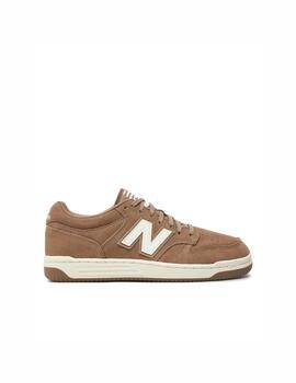 Zapatilla New Balance M 480LDT Suede Marrón/Blanco