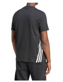 Camiseta Adidas M FI 3S Reg Negro/Blanco