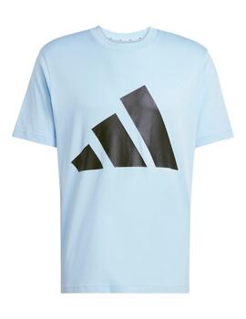 Camiseta Adidas M BL SJ Azul/Negro