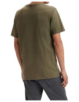 Camiseta Levis M Original HM Verde Oliva