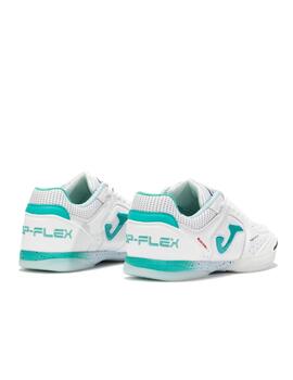 Bota Joma U Top Flex 2502 Sala Blanco/Turquesa
