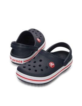 Zueco Crocs K Crocband 485 Marino/Rojo