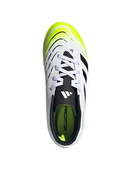 Bota Adidas Predator Club TF J Blanca/Fosforito
