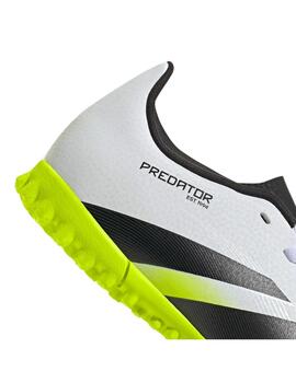 Bota Adidas Predator Club TF J Blanca/Fosforito
