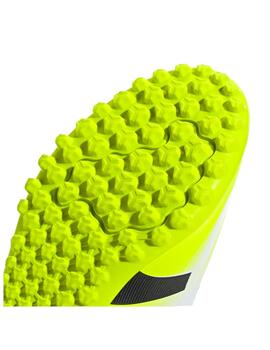 Bota Adidas Predator Club TF J Blanca/Fosforito