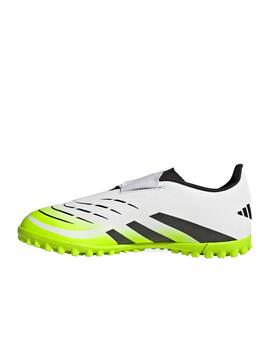 Bota Adidas Predator Club VEL TF J Blanca/Fosforit