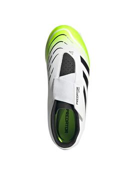 Bota Adidas Predator Club VEL TF J Blanca/Fosforit