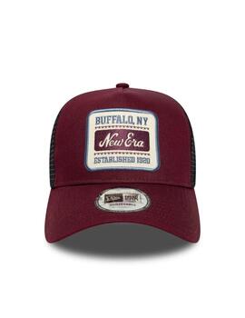 Gorra New Era Patch Buffalo NY Granate/Negro
