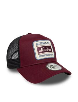 Gorra New Era Patch Buffalo NY Granate/Negro