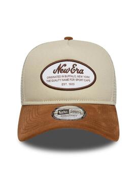 Gorra New Era Oval Patch Buffalo NY Beige/Marrón