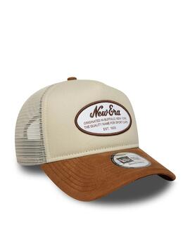 Gorra New Era Oval Patch Buffalo NY Beige/Marrón