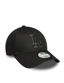 Gorra New Era W 9Forty Metalic LA Negro