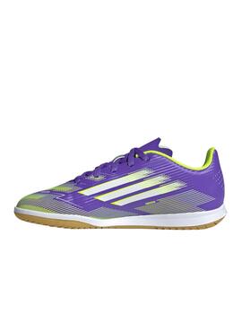 Botas Adidas J F50 Club Indoor Morado/Blanco/Flúor