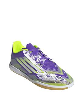Botas Adidas J F50 Club Indoor Morado/Blanco/Flúor