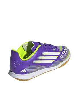 Botas Adidas J F50 Club Indoor Morado/Blanco/Flúor