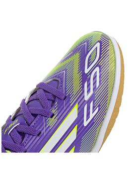 Botas Adidas J F50 Club Indoor Morado/Blanco/Flúor