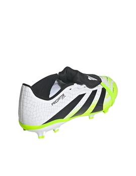 Bota Adidas J Predator League FT FG/MG Blanco/Ngr