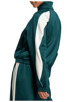 Chaqueta Adidas W Stadium TT Verde/Blanco