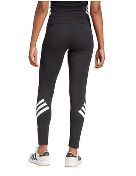 Leggings Adidas W FI 3S Negro/Blanco