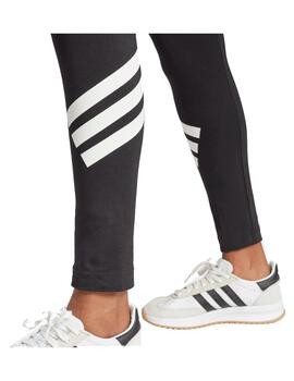 Leggings Adidas W FI 3S Negro/Blanco