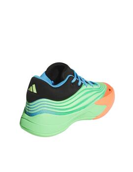 Zapatilla Adidas J Dame X Verde/Naranja