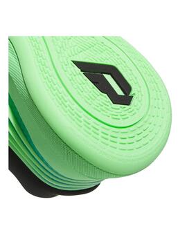 Zapatilla Adidas J Dame X Verde/Naranja