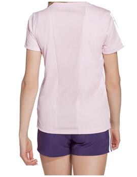Camiseta Adidas G JG TR-ES 3S Rosa