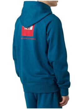 Sudadera TNF MN Raglan Box NSE Hoodie Azul
