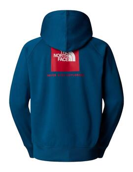 Sudadera TNF MN Raglan Box NSE Hoodie Azul