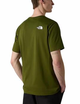 Camiseta The North Face MN Simple Dome Verde