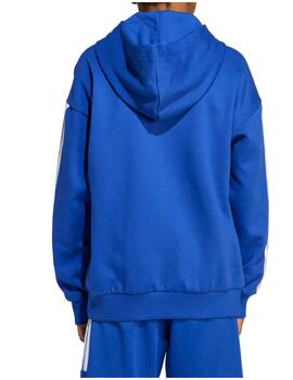 Sudadera Adidas J Tiro FL HD Royal/Rojo