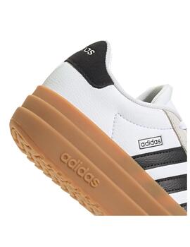 Zapatilla Adidas J VL Court Bold Blanco/Negro