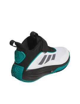Zapatilla Adidas K Ownthegame 3.0 Blanco/Negro