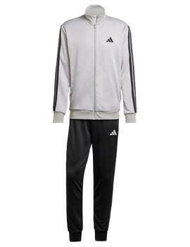 Chándal Adidas M 3S FT TT Gris/Negro
